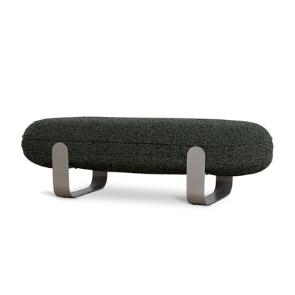 1.5m Long Bench Seat - Duffle Green