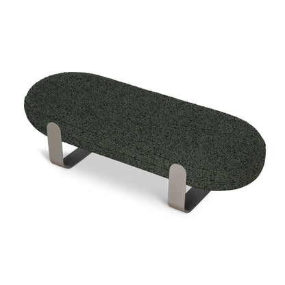 1.5m Long Bench Seat - Duffle Green