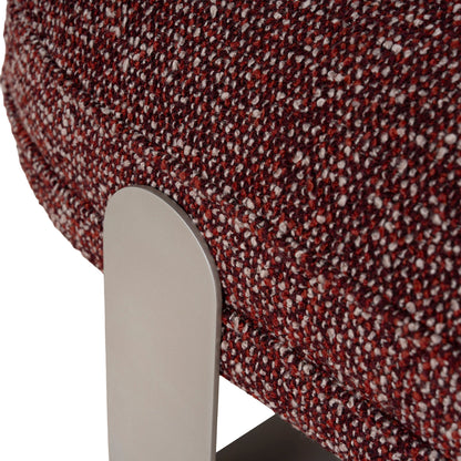 1.5m Long Bench Seat - Autumn Red