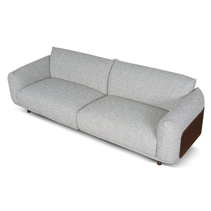 3 Seater Sofa - Noah Silver Lining