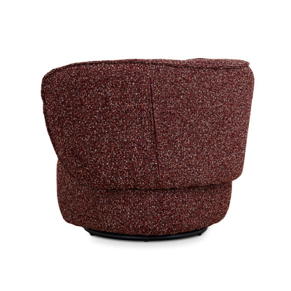Swivel Armchair - Autumn Red