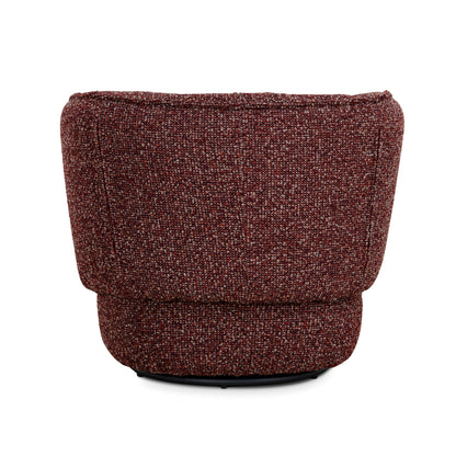 Swivel Armchair - Autumn Red