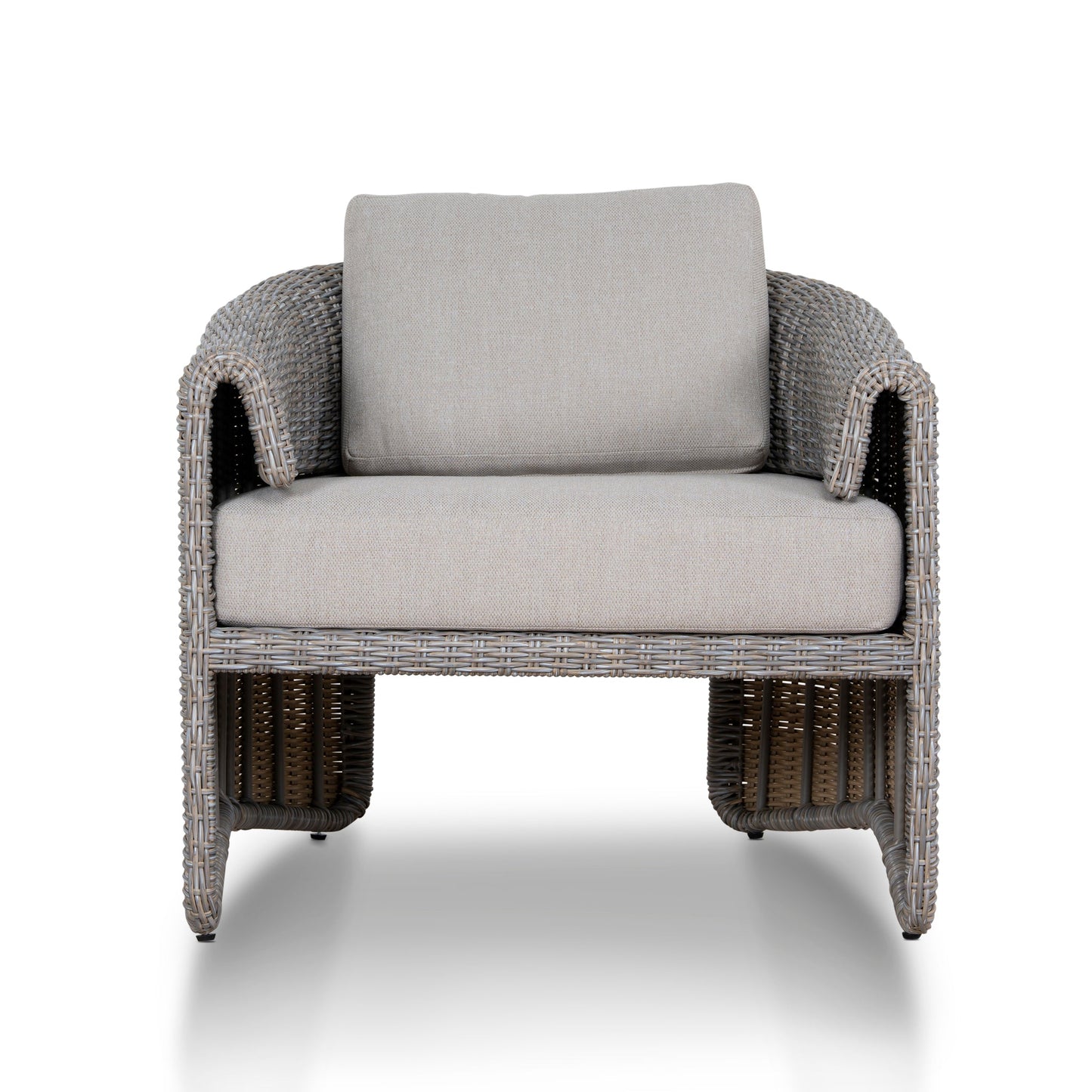 Outdoor Armchair - Light Brown