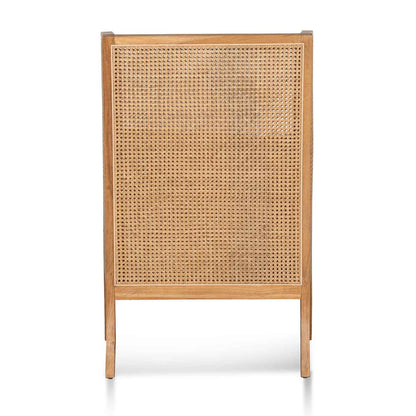 Wingback Rattan Armchair - Distress Natural - Sand White