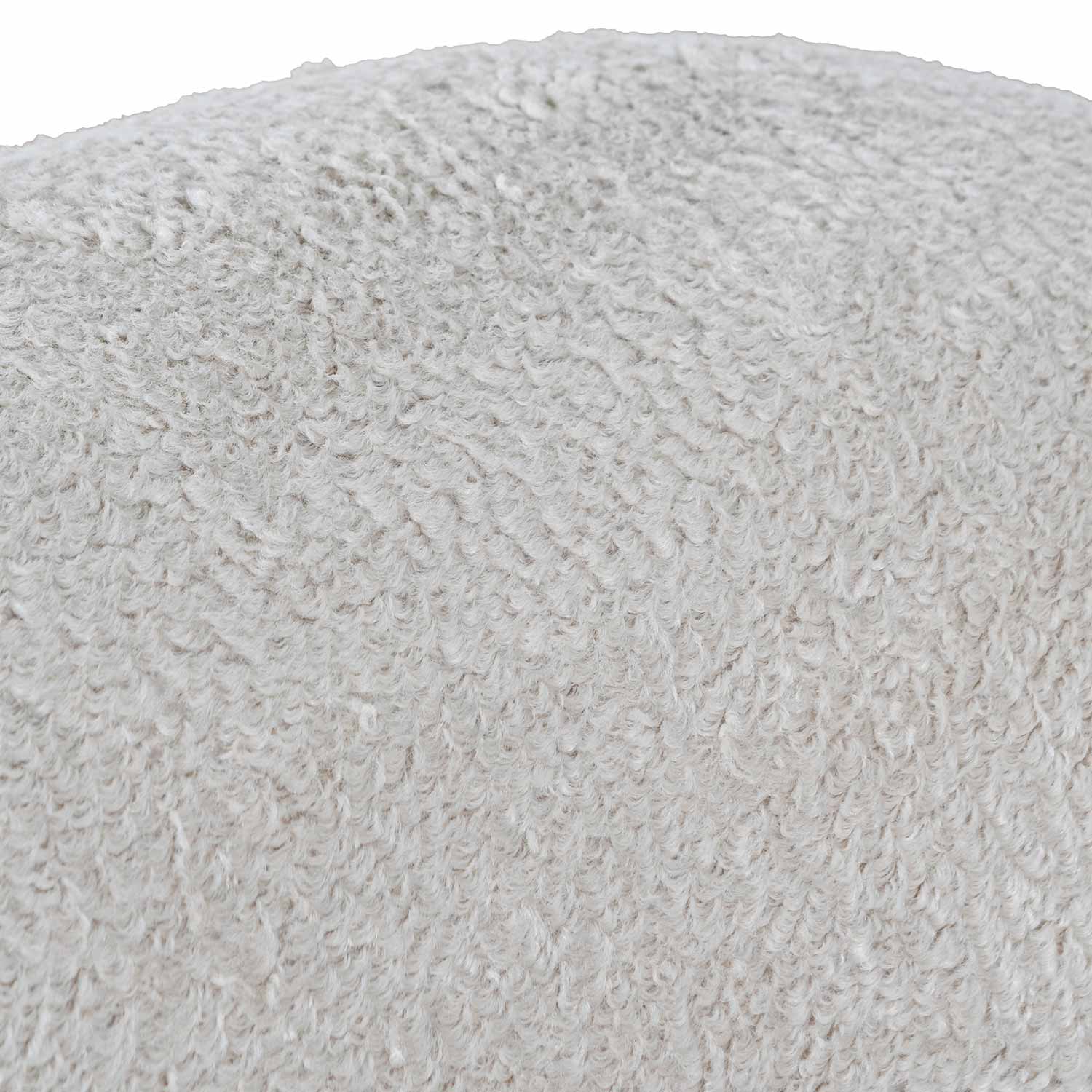 Swivel Lounge Chair - Ivory Teddy