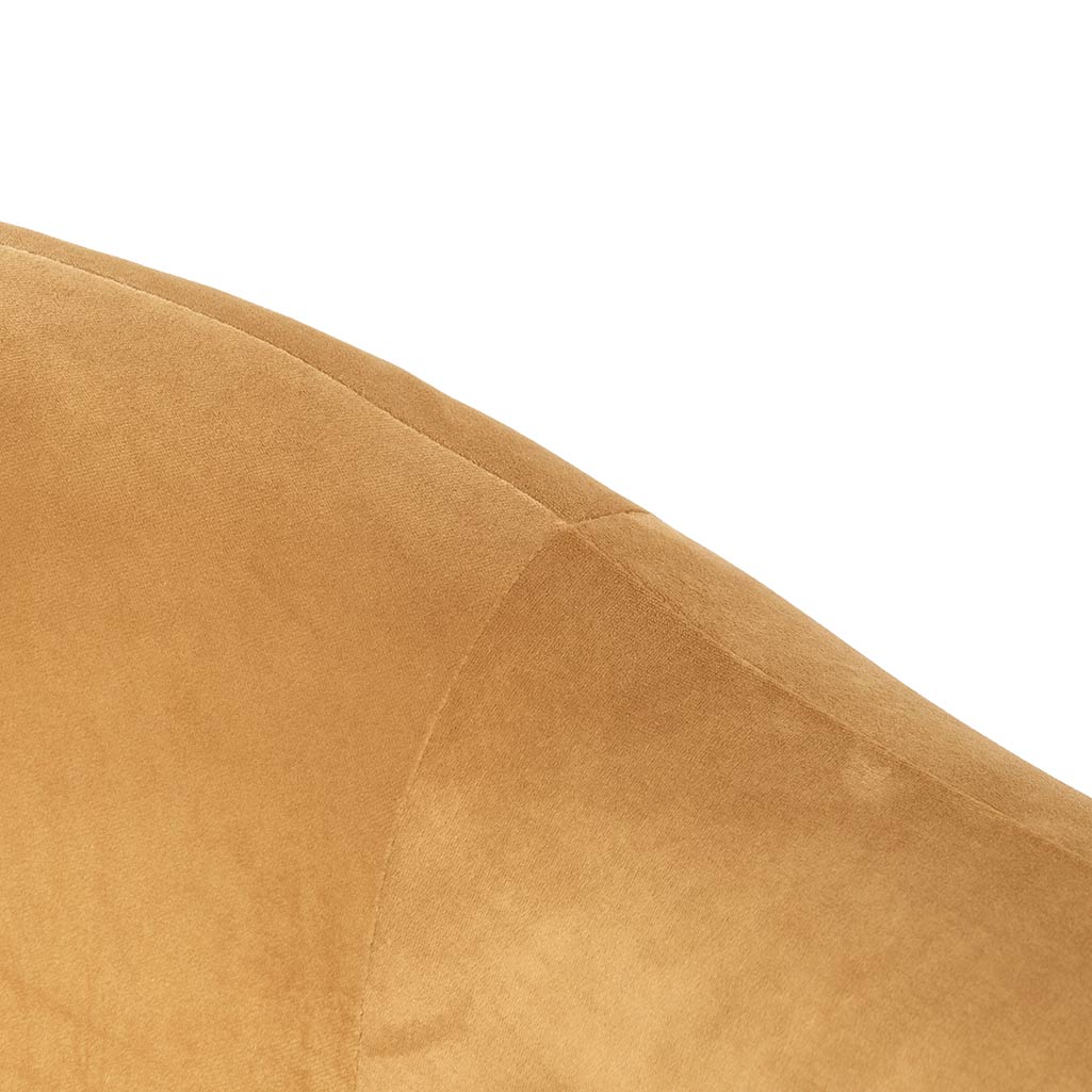 Fabric Armchair - Mustard
