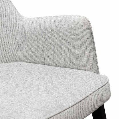 Fabric Lounge Chair - Silver Grey