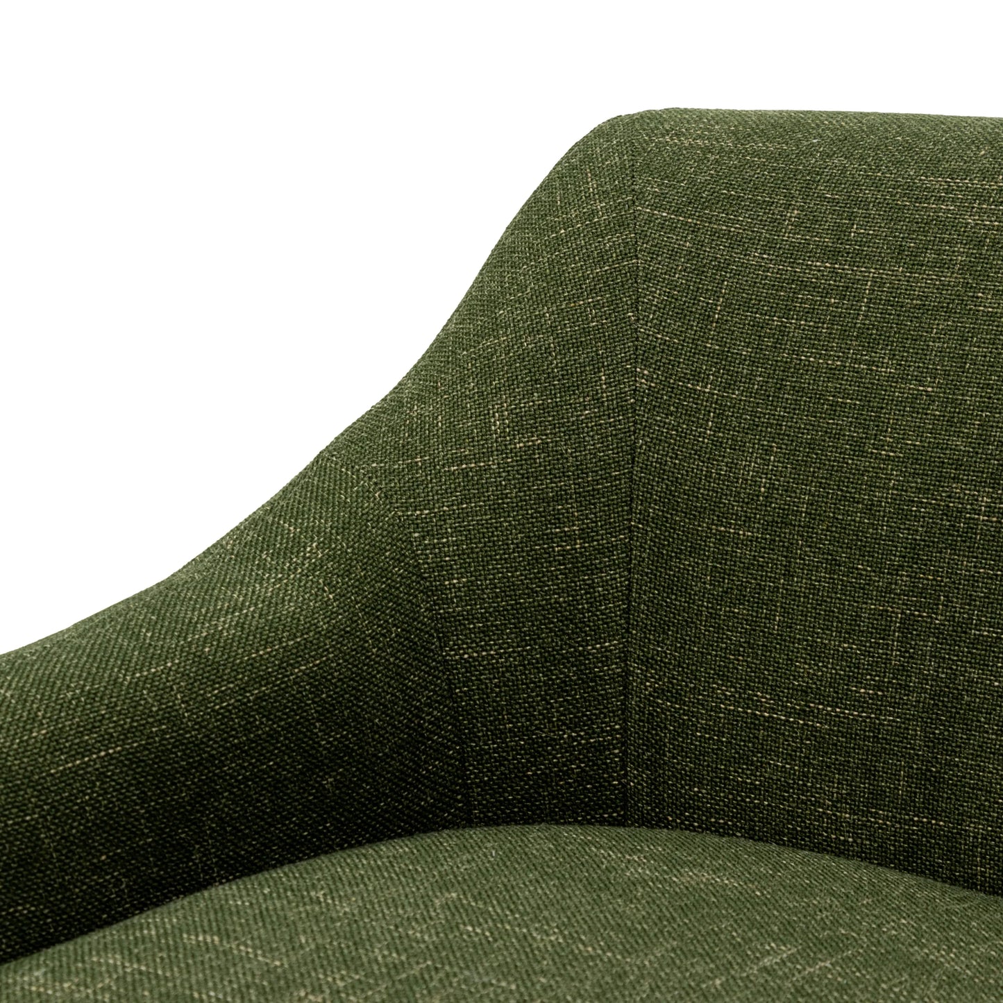 Fabric Armchair - Khaki Green