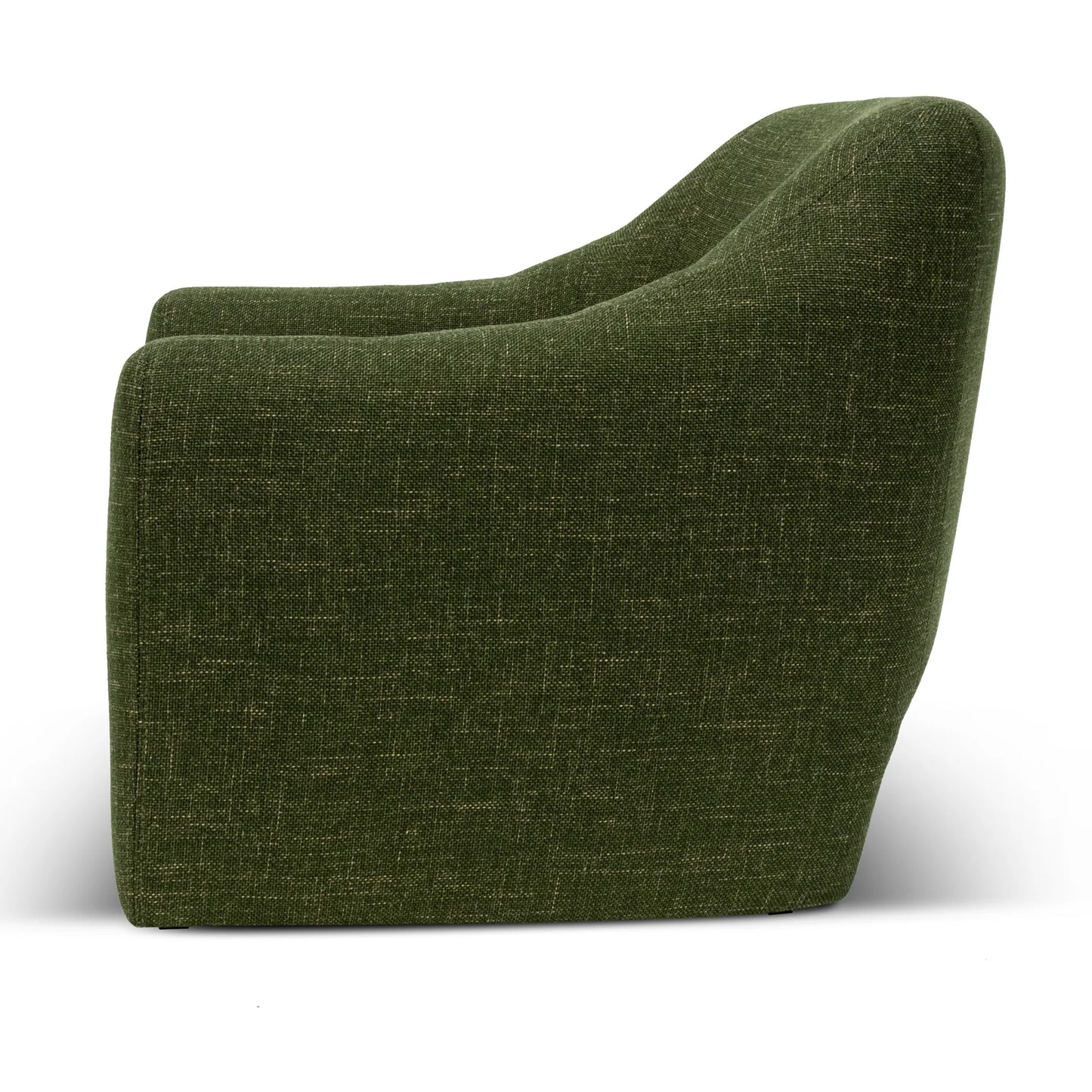 Fabric Armchair - Khaki Green