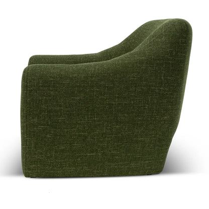 Fabric Armchair - Khaki Green