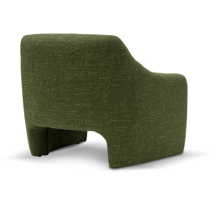 Fabric Armchair - Khaki Green