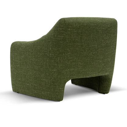 Fabric Armchair - Khaki Green