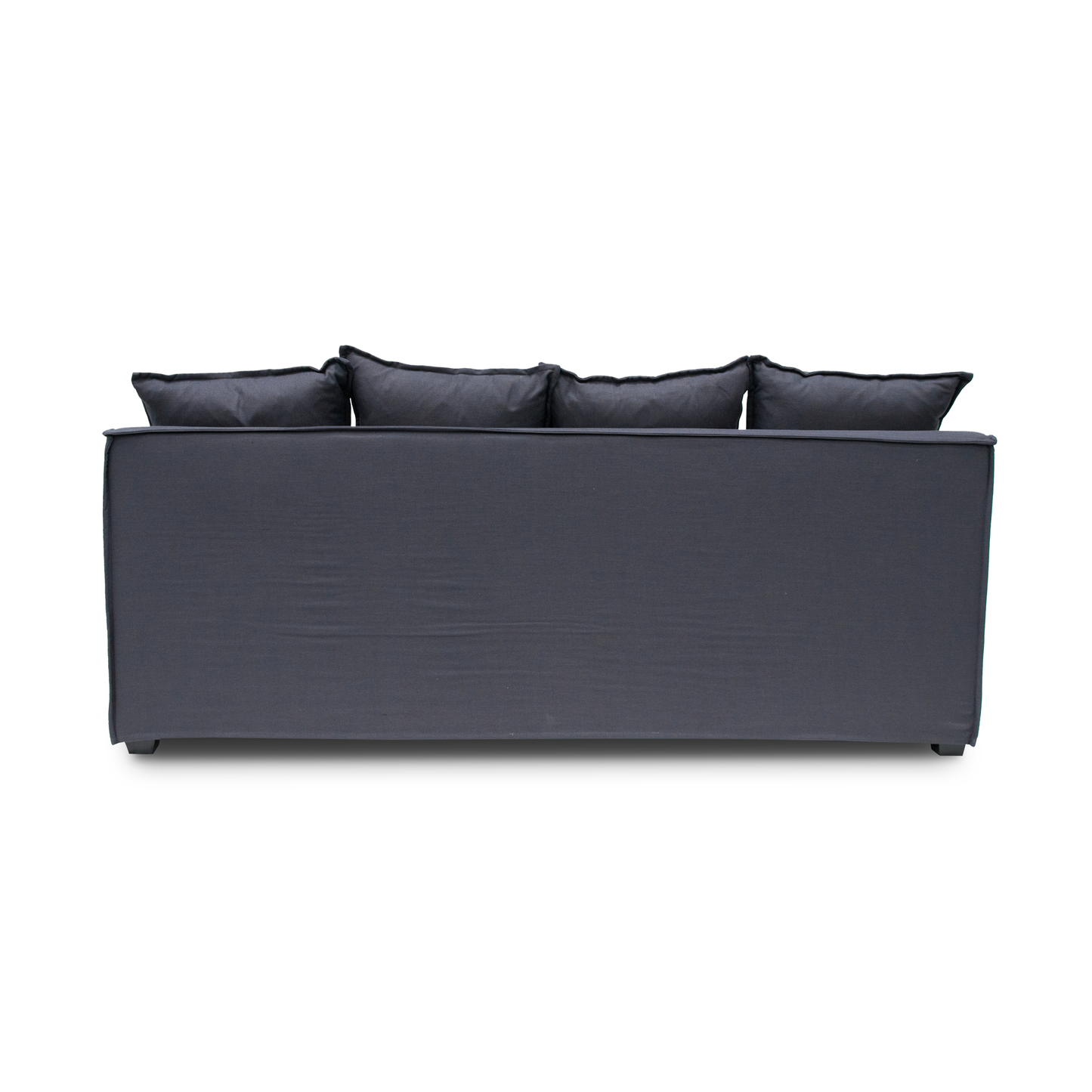 3 Seater Fabric Sofa - Charcoal Linen - Last one