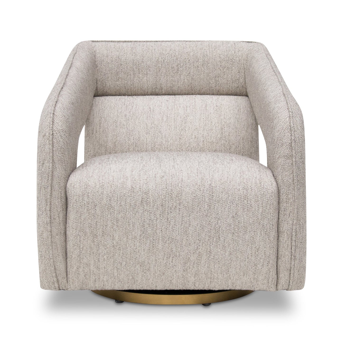 Swivel Armchair - Light Grey