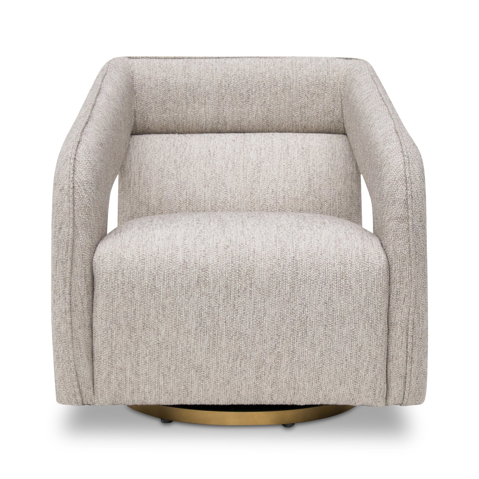 Swivel Armchair - Light Grey