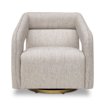 Swivel Armchair - Light Grey