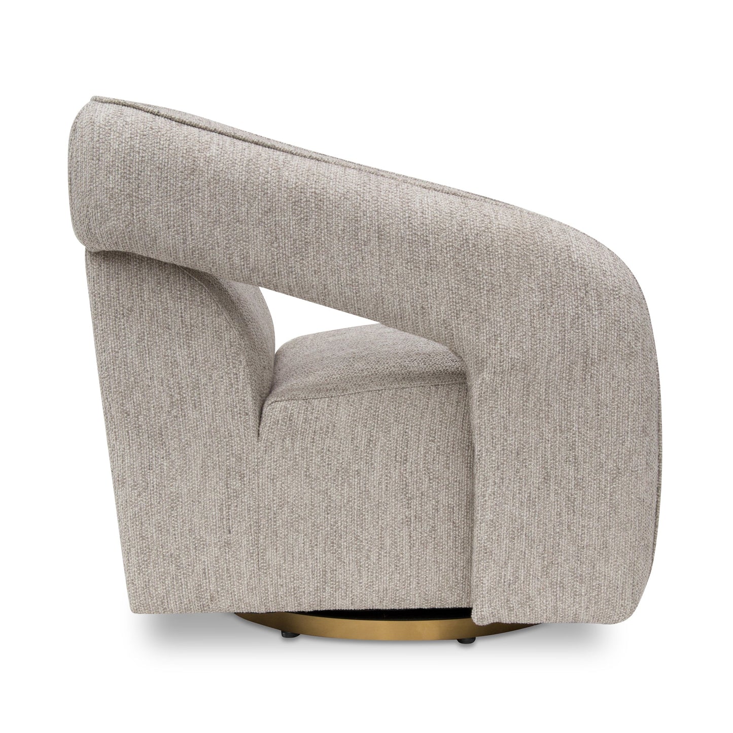 Swivel Armchair - Light Grey