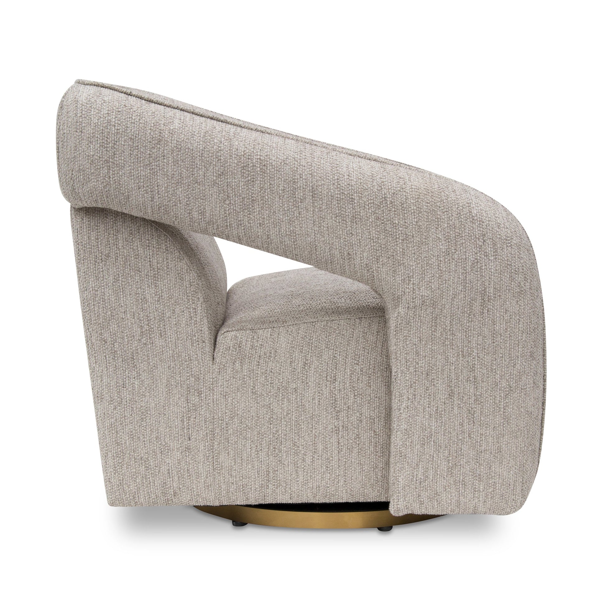 Swivel Armchair - Light Grey