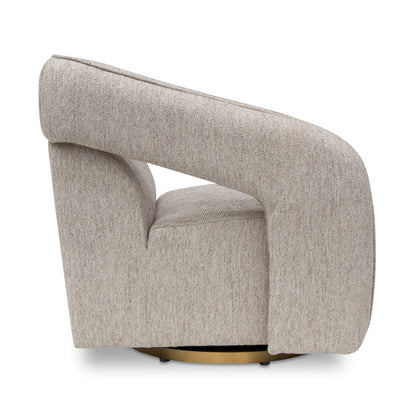 Swivel Armchair - Light Grey