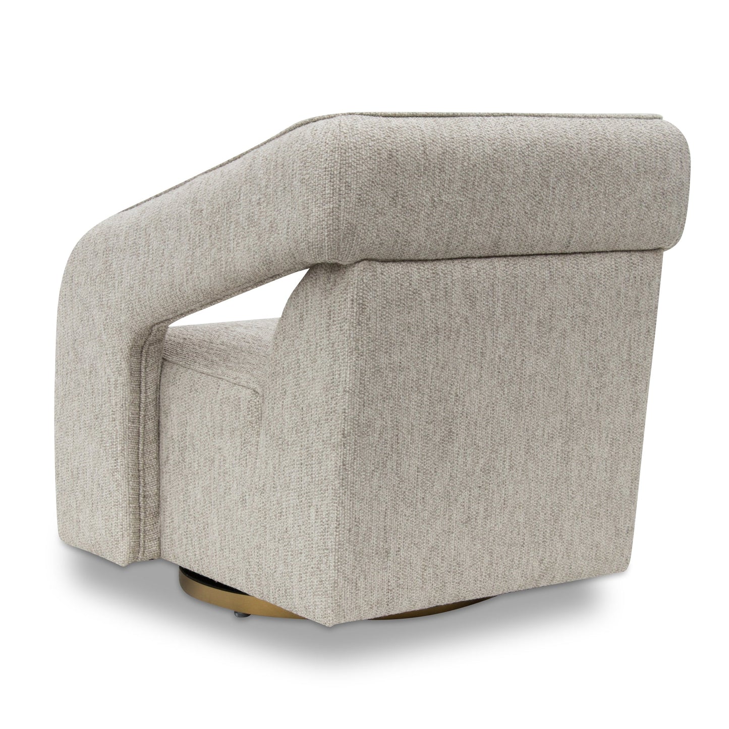 Swivel Armchair - Light Grey