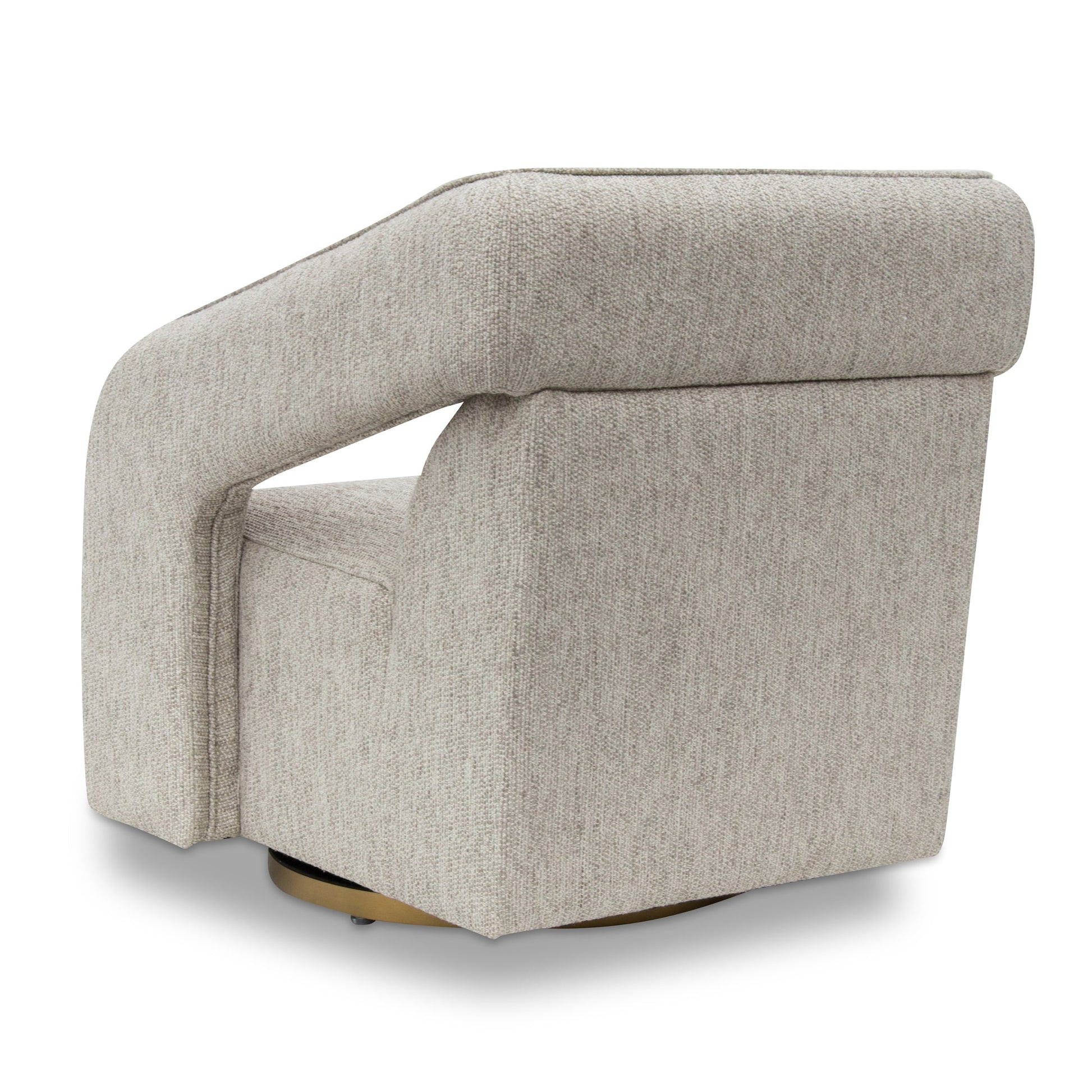 Swivel Armchair - Light Grey
