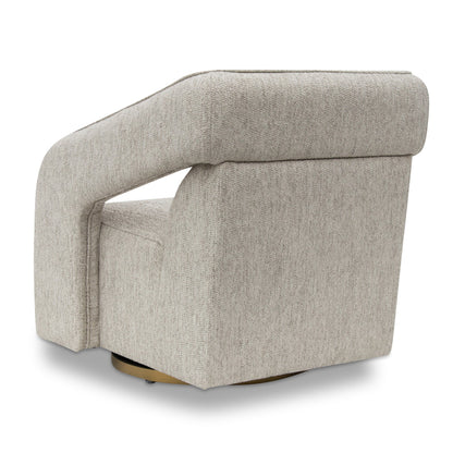 Swivel Armchair - Light Grey