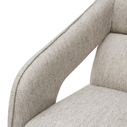 Swivel Armchair - Light Grey