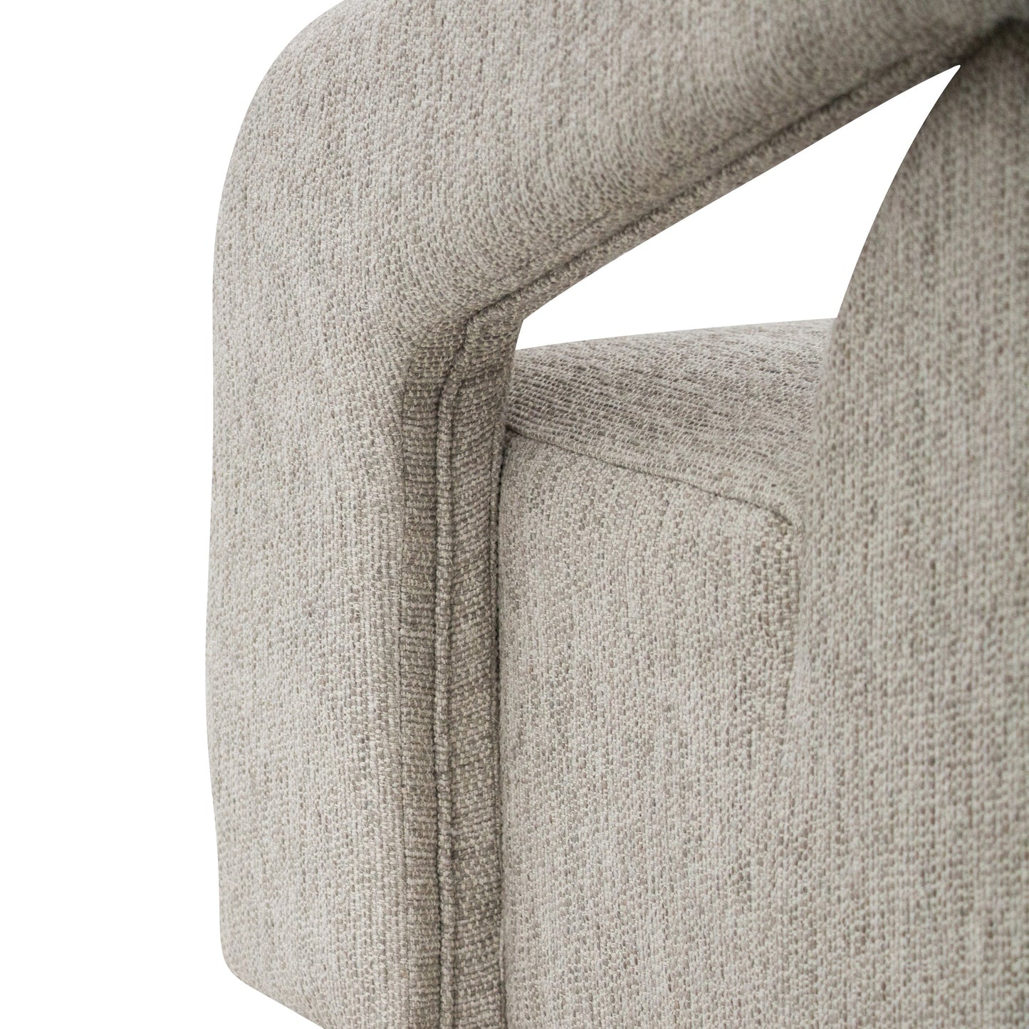 Swivel Armchair - Light Grey