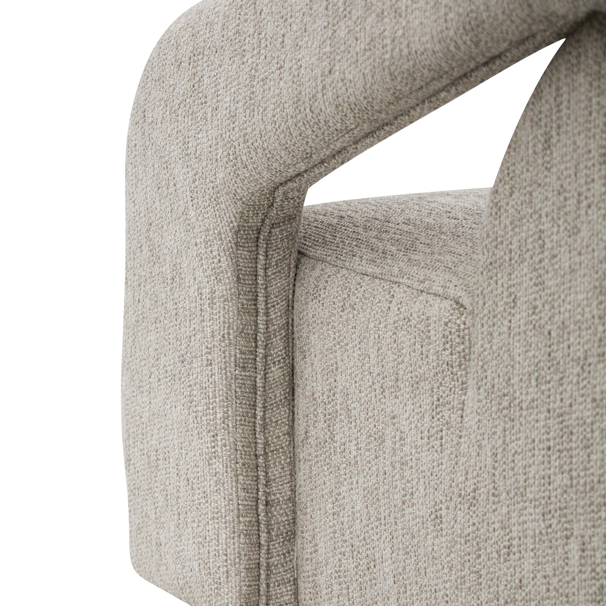 Swivel Armchair - Light Grey