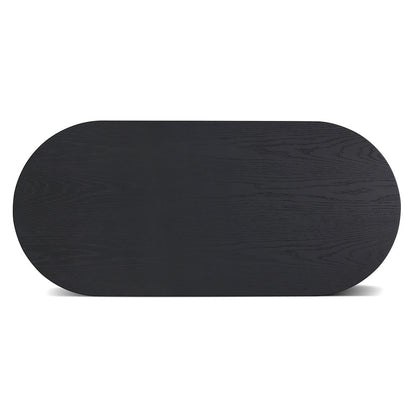 1.3m Coffee Table - Full Black