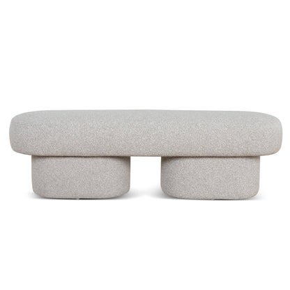 1.5m Long Ottoman Bench - Clay Grey