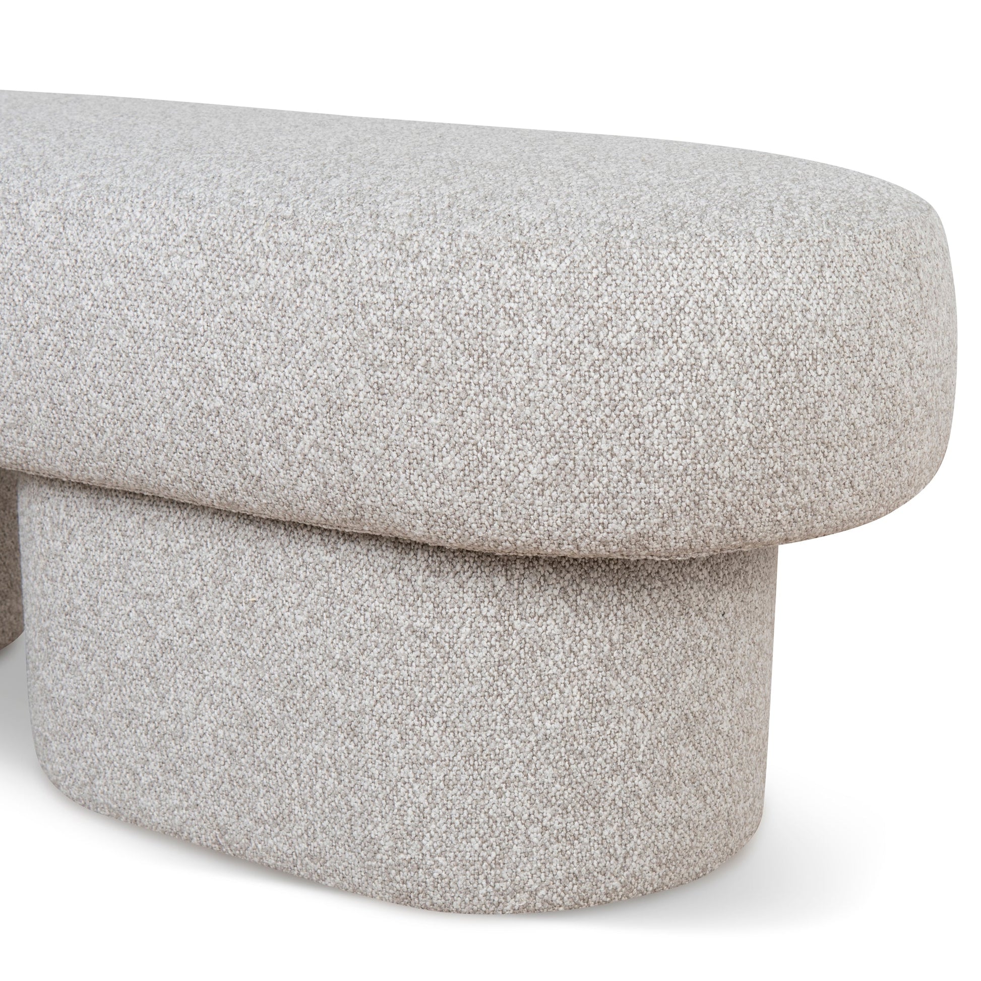 1.5m Long Ottoman Bench - Clay Grey