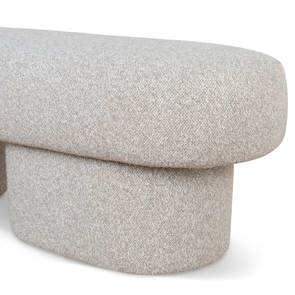 1.5m Long Ottoman Bench - Clay Grey