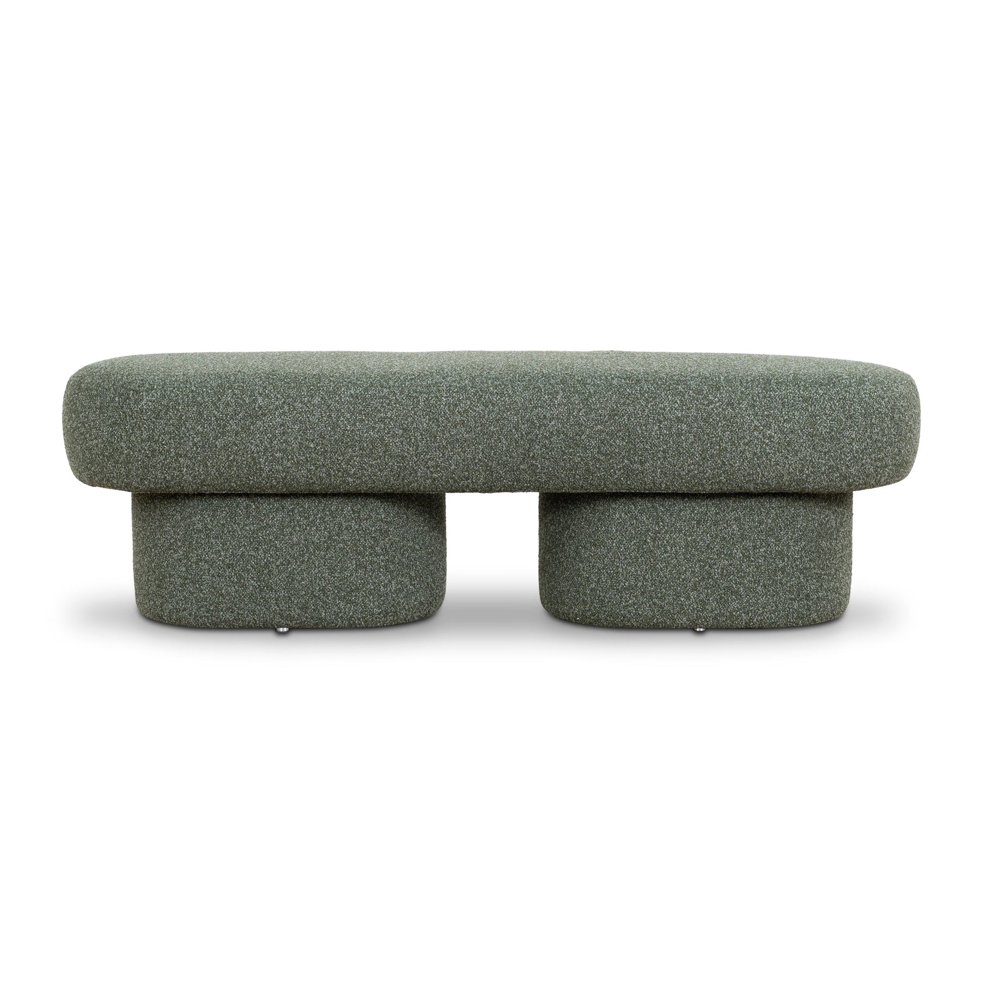 1.5m Long Ottoman Bench - Hunter Green