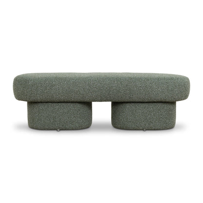 1.5m Long Ottoman Bench - Hunter Green