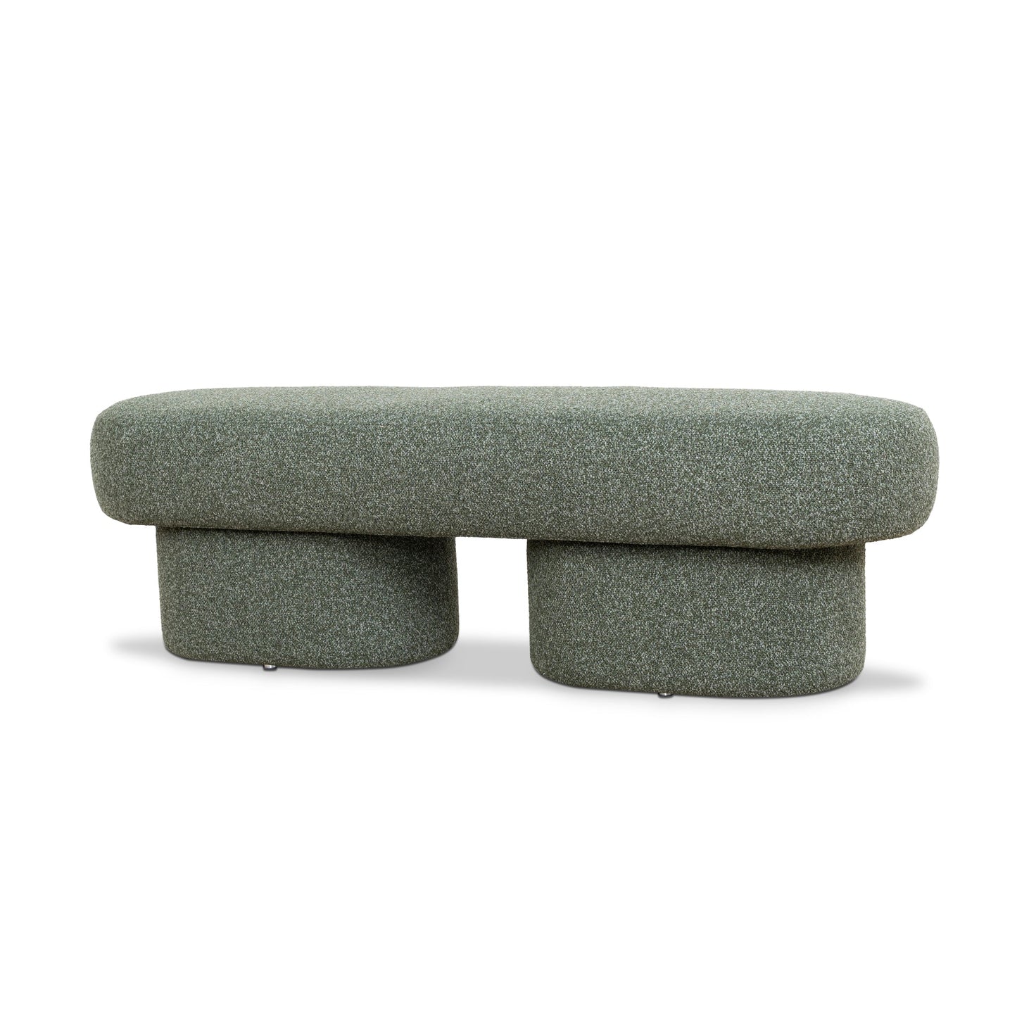 1.5m Long Ottoman Bench - Hunter Green