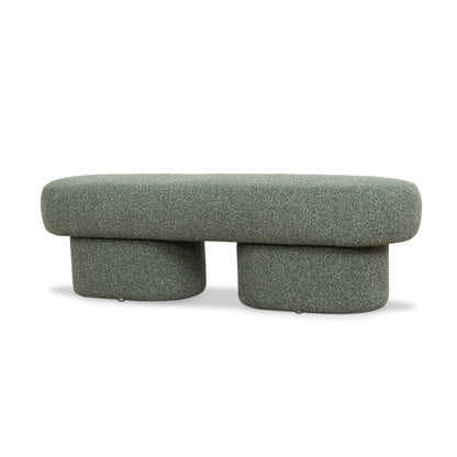1.5m Long Ottoman Bench - Hunter Green