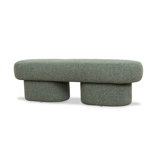 1.5m Long Ottoman Bench - Hunter Green