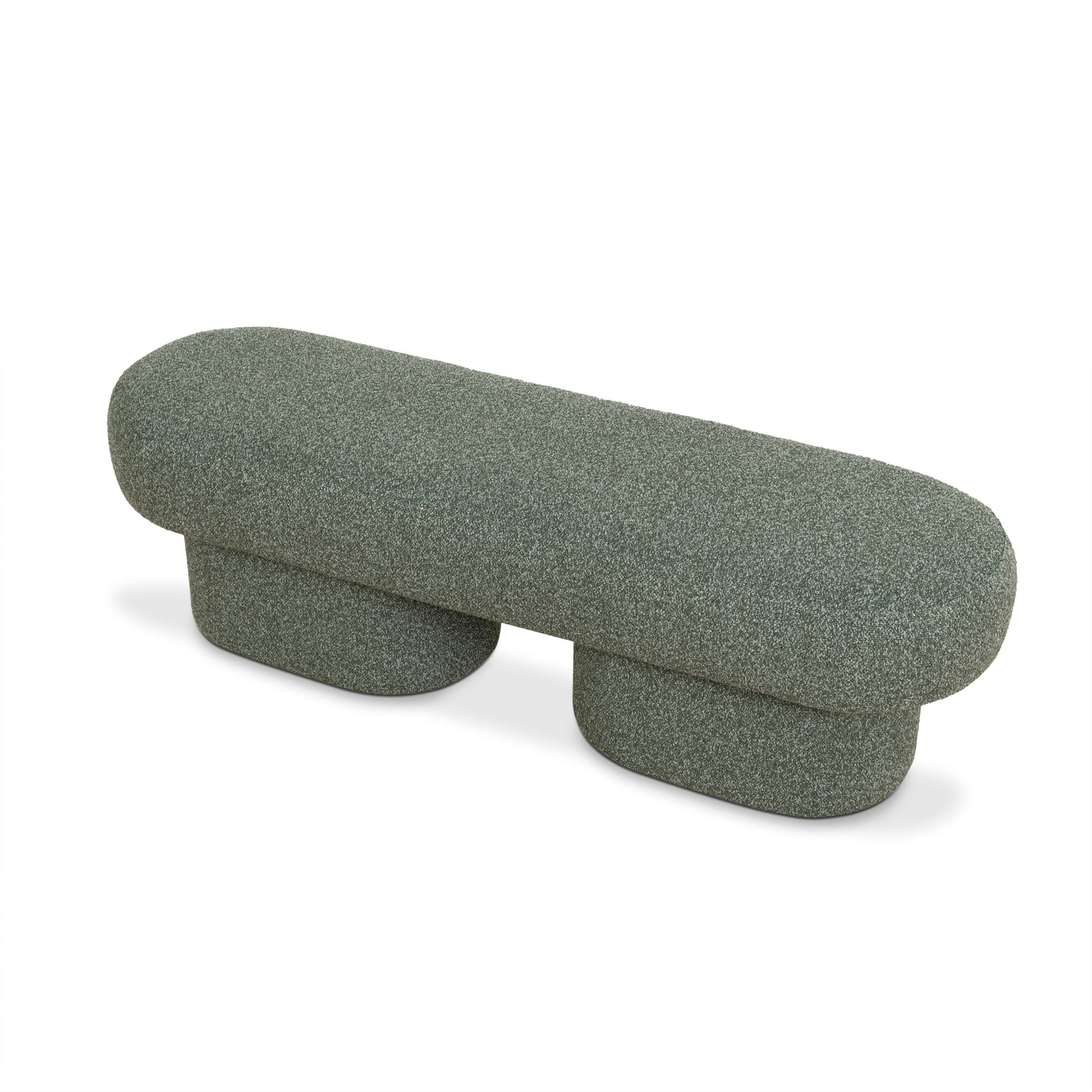 1.5m Long Ottoman Bench - Hunter Green