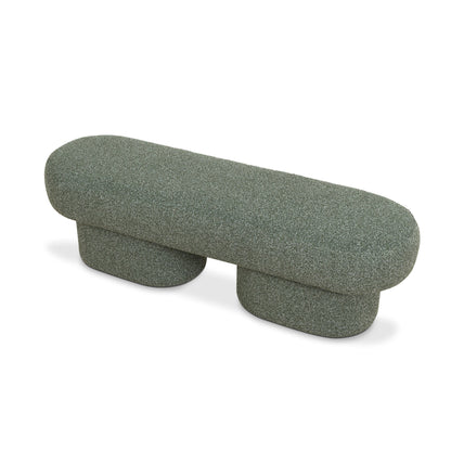 1.5m Long Ottoman Bench - Hunter Green