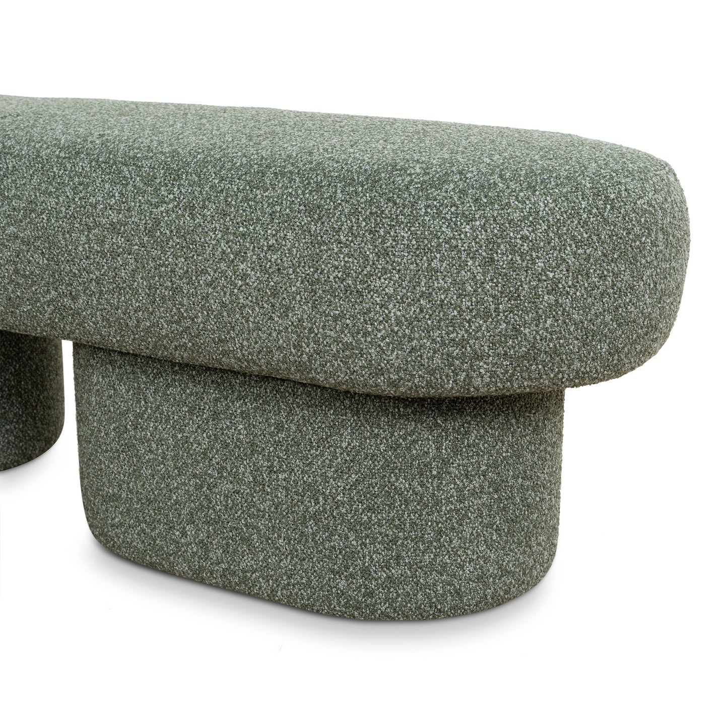 1.5m Long Ottoman Bench - Hunter Green