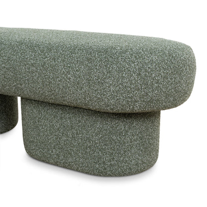 1.5m Long Ottoman Bench - Hunter Green