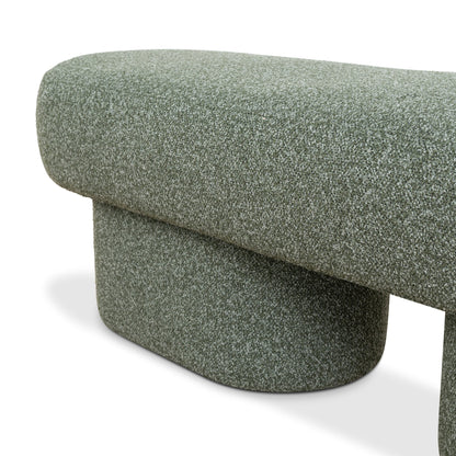 1.5m Long Ottoman Bench - Hunter Green