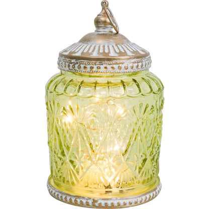 LED Motif Apple Lantern