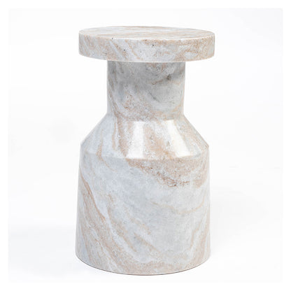 Mist Solid Marble Side Table