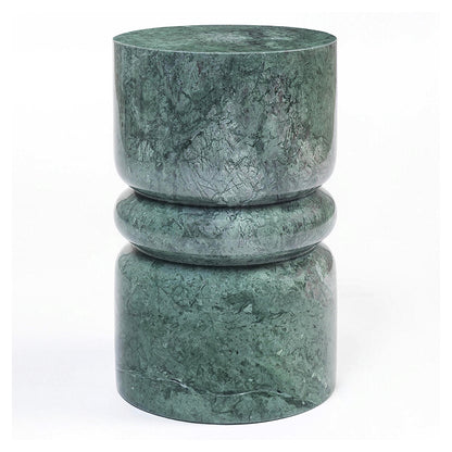 Green Solid Indian Marble Side Table