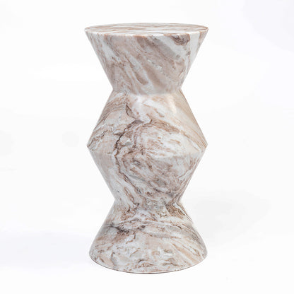 Butter Scotch Solid Marble Side Table