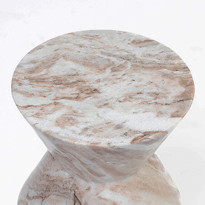 Butter Scotch Solid Marble Side Table