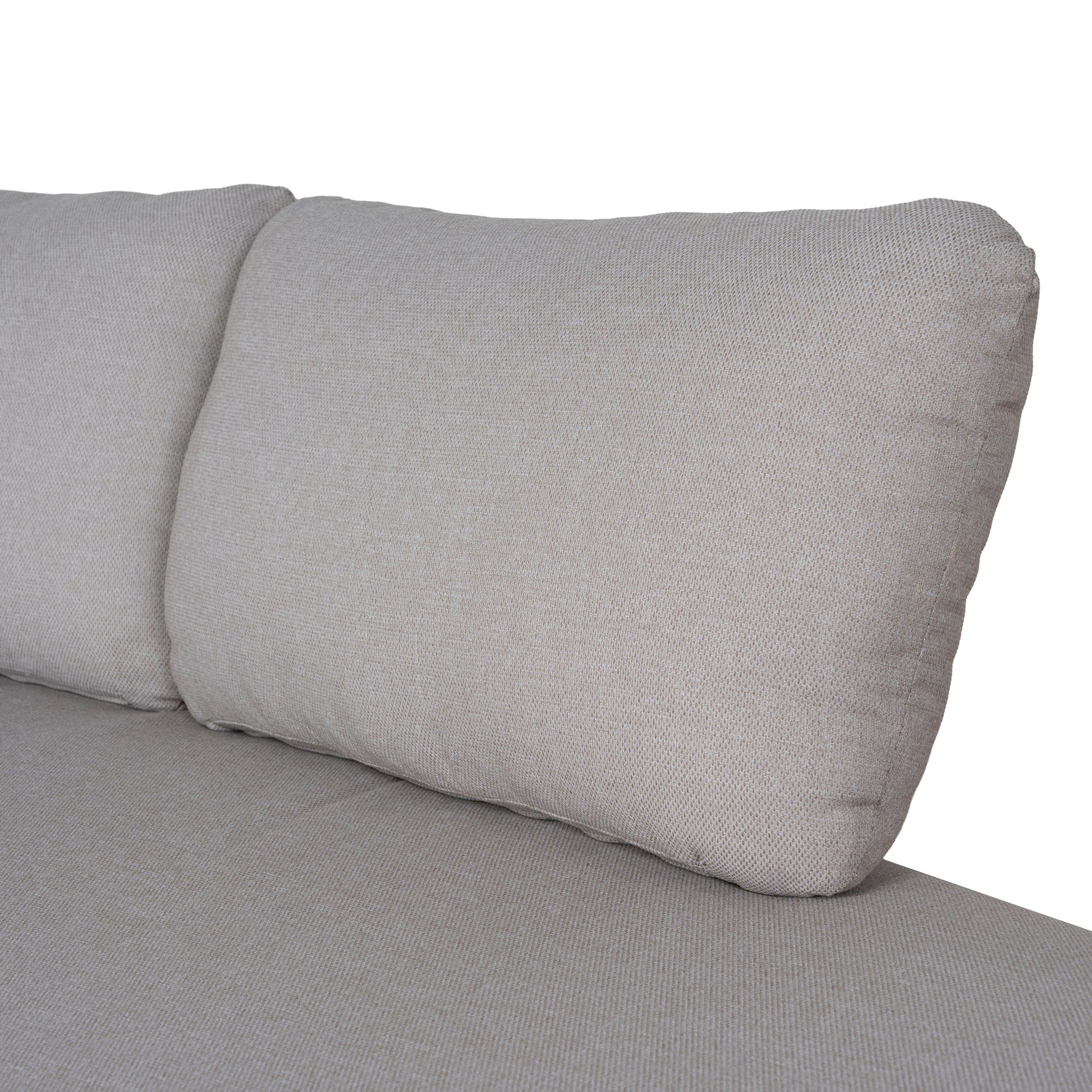 2pcs Outdoor Corner Lounge Set - Light Brown