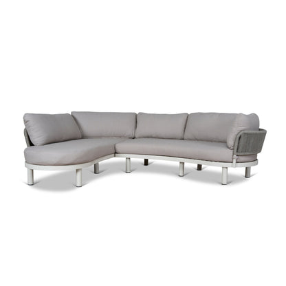 Outdoor Corner Sofa - Light Brown